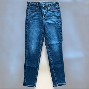 American Eagle Outfitters Blue Skinny Jeans with Stretch